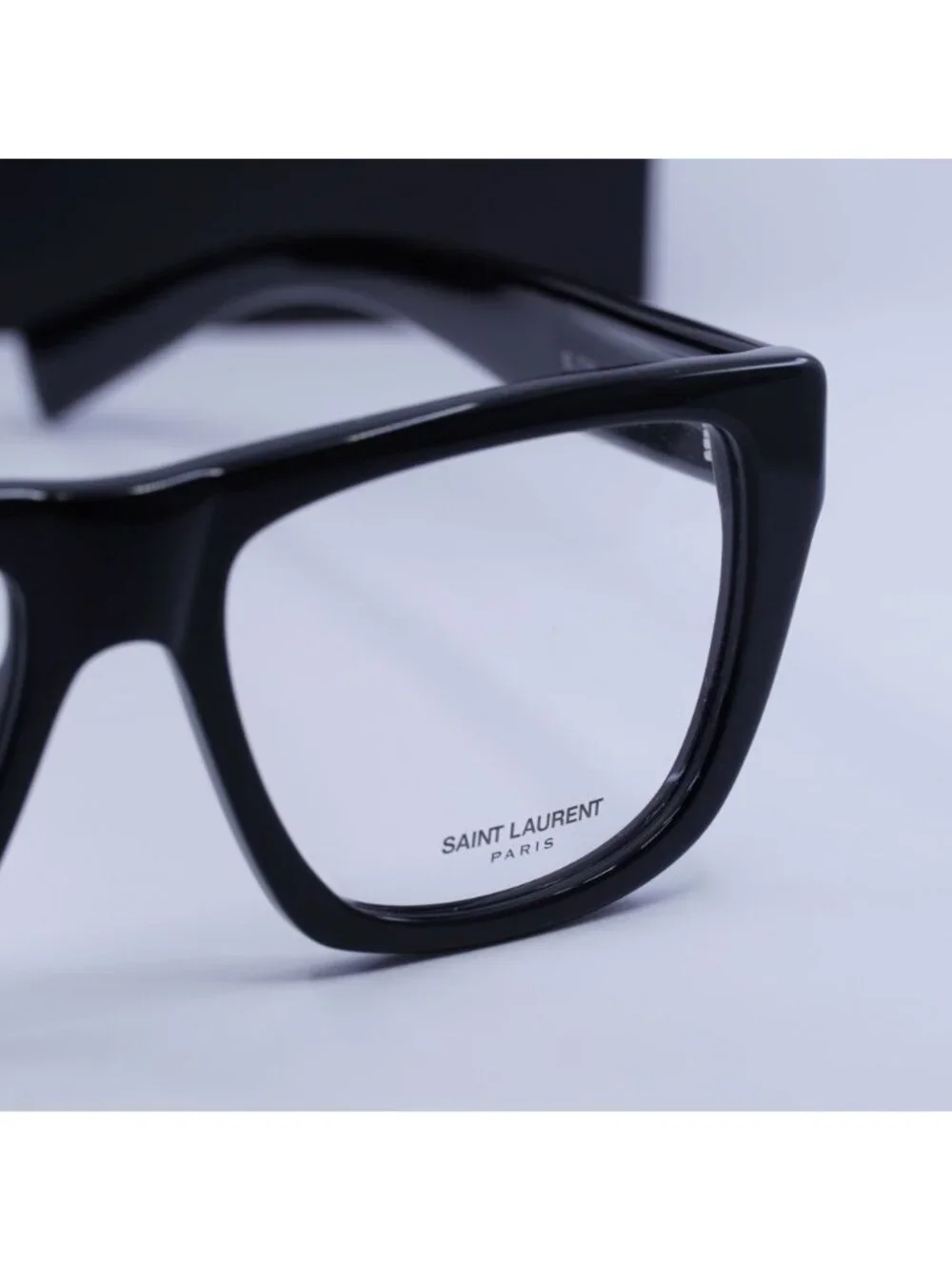 Saint Laurent SL714 001 Square Eyeglasses 55mm – Black